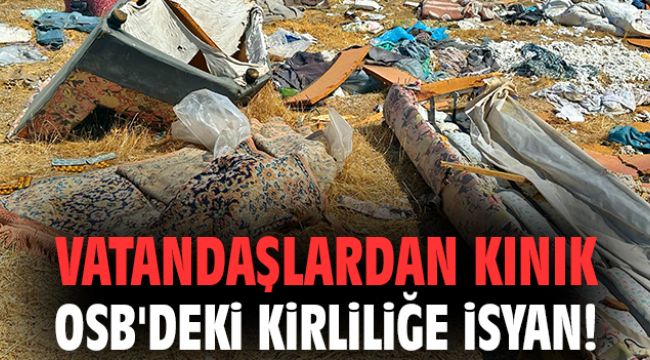 Vatandaşlardan Kınık OSB'deki kirliliğe isyan!